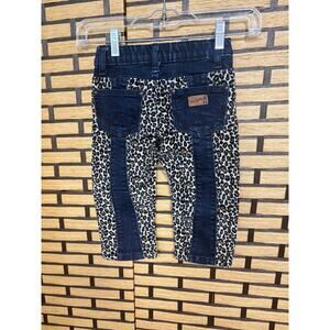 Wrangler Leopard Print Jeans Girls Size 18
